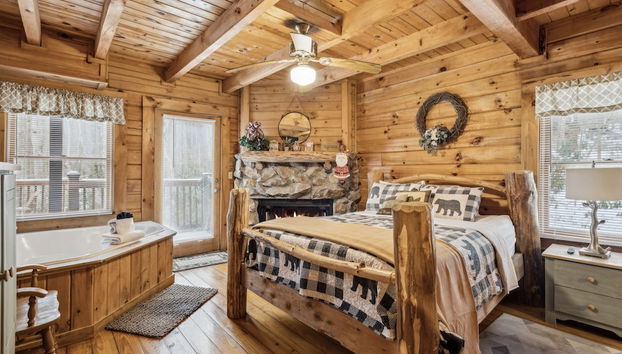 Hooks Haven 4 Bedroom Cabin - Foto 2, Habitación