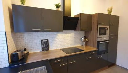 JanPartment - geräumig - W-LAN - Natur - Garten - Entspannung - zentral - 10 Min WV-Werk - Carport - 24h CheckIn - Foto 5, stove, dishwasher, toaster