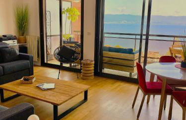 Grand T2 STANDING AJACCIO Proche centre et plages VUE PANORAMIQUE PARKING PRIVE - Foto 10