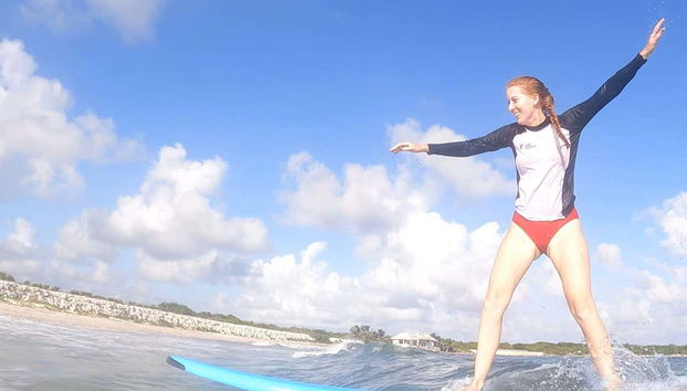 You'll learn how to balance on the board