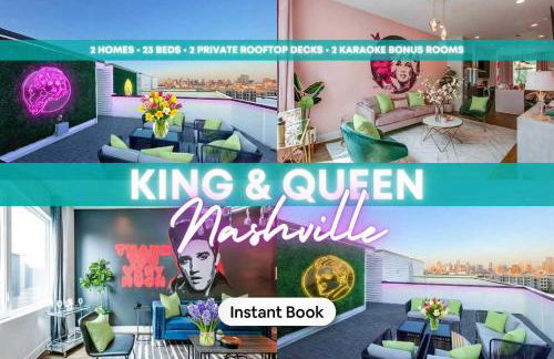 King & Queen 2 Homes - 24 Beds City Views - Foto 1