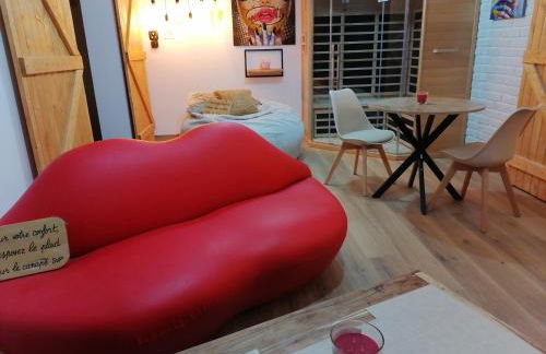 Gîtes déco pop et chaleureuse avec jacuzzi, sauna, piece coquine - Foto 29