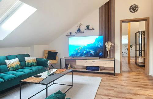 Design-Penthouse I 90qm I Europapark 20 min I Boxspring I Nespresso I Parkplatz - Foto 3