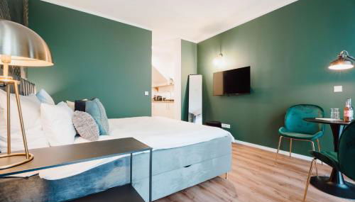 City-Studio im Innenhof mit Boxspring-Bett und Community-Raum - Foto 2