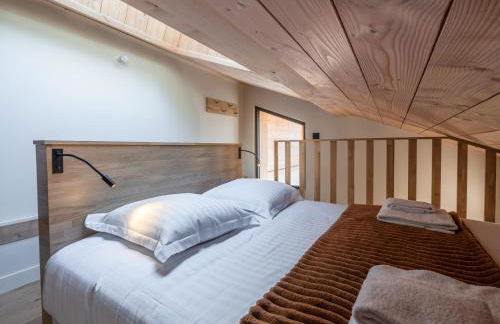 Chalet avec jacuzzi et animaux admis, vue Mont-Blanc - FR-1-343-259 - Foto 14