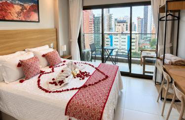 Studio 500m da Praia - Piscina com Vista Incrível - Foto 8