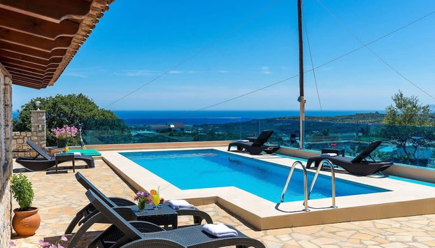 Chania Serenity Villa - Unbeatable Oceanic Views - Foto 2, Quarto