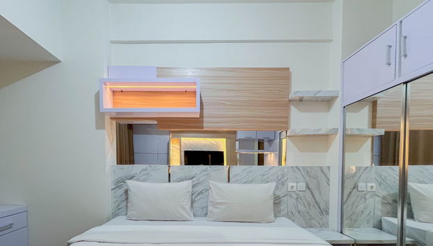 Warm And Simply Studio Room Vida View Makassar Apartment - Foto 5, Habitación