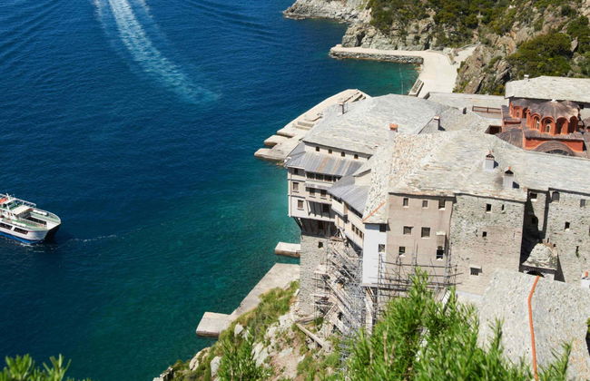 Passeio de barco com fundo de vidro pelo Monte Atos - Foto 1