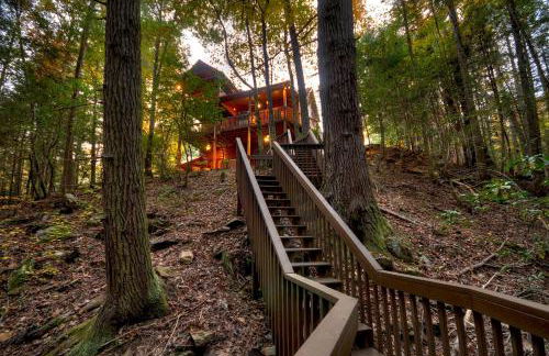 Castle Creek Hot tub nearby creek gas fireplace - Foto 5