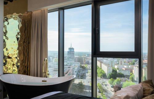 Goldstar Apartament- Wanna z widokiem, 19 Piętro, Hanza Tower Szczecin - Foto 14