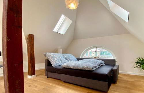 Wölkchen - Wohnung mit Balkon, Holzdielen & TV - Foto 37