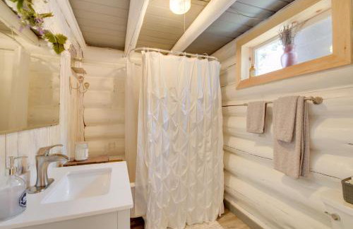 Trout Ponds and Sauna Unique Log Cabin in Freedom - Foto 16