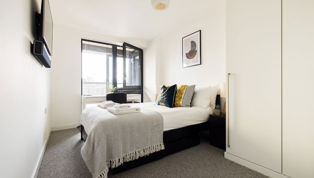 2 Bed Apartment in Shoreditch - Foto 3, Habitación
