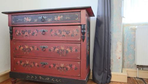 Wachsmuts gemütliche Bleibe mir alter Wandmalerei - Foto 2