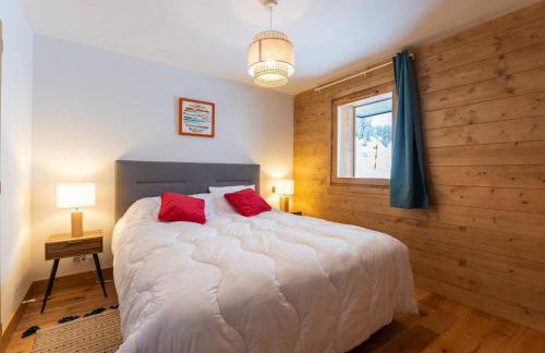 Grand appart haut de gamme 8p, skis aux pieds, vue Mont Blanc, balcon, parking, linge inclus - Foto 12