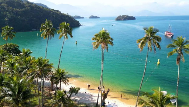 Impressionante paisagem de Angra dos Reis
