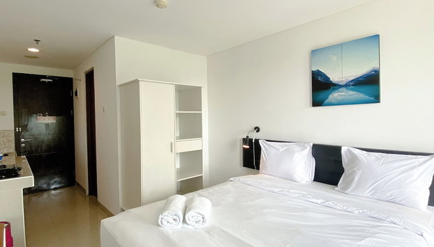 Modern Look And Homey Studio At Enviro Apartment - Foto 4, Habitación
