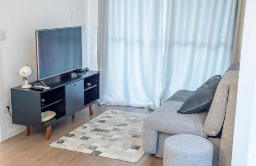 Gleba com ar-condicionado na sala e quarto, sacada e piscina - Foto 28