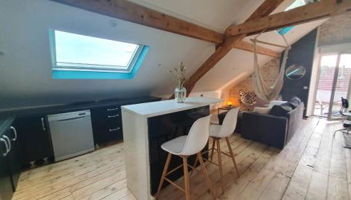 Loft lumineux et cosy avec grande terrasse - Foto 2