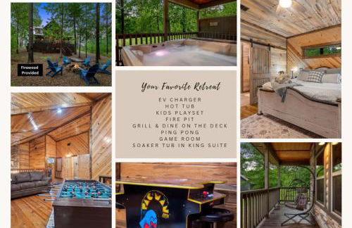 King Suite! Hot Tub, Arcade Games, L2 EV, Fire Pit, Kids Playset, Ping Pong, Dog Friendly - Foto 3