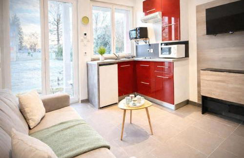 studio tout équipé, calme avec terrasse et parking - Foto 9