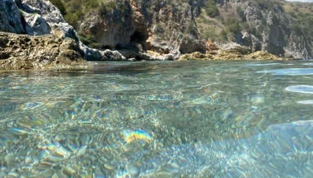 Cristal-clear waters of the Tyrrhenian Sea