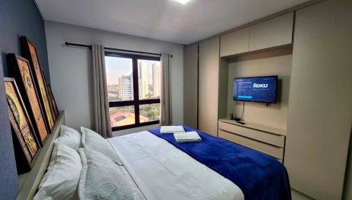 Estúdio com Quarto Privativo, TV e Cama Super King - Foto 2