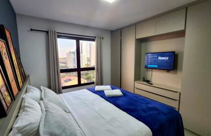Estúdio com Quarto Privativo, TV e Cama Super King - Foto 2