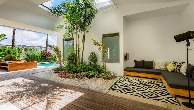 Zona de estar del vestíbulo