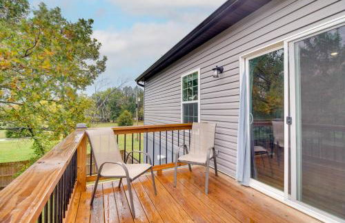 Arkansas Guest Suite with Deck Near Fayetteville! - Foto 2