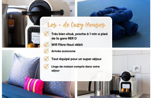 Le Scandi Bleu - Proche Gare Corbeil - Cozy Houses - Foto 28