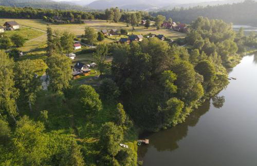 Brama Sanu - z prywatną linią brzegową Jeziora Solińskiego - pomosty - pontony - basen sezonowy - Foto 54