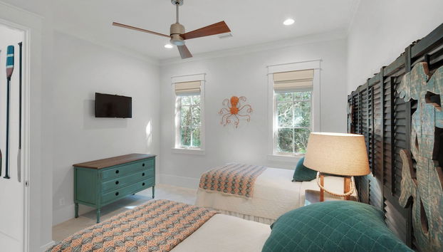 Stunning Luxury Beach Home: Gulf Views, Large Private Pool, Free Beach Setup! - Foto 4, Habitación