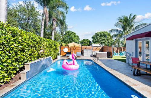 Palms Retreat! Giant Heated Pool-HotTub-FirePit-5Min2Beach-Pets-EV Chgr - Foto 40