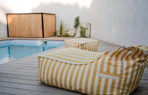 Maison Nomade piscine privée, parking et clim - Foto 53