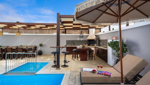 Pervolia House Private Pool Near Airport - Foto 5, sunbed