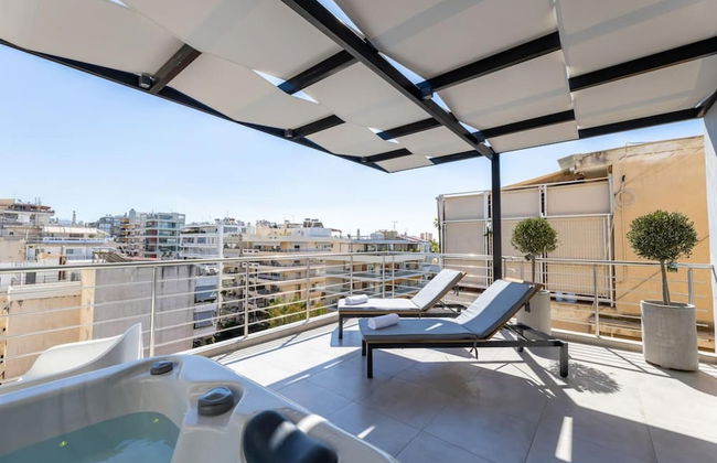 Jacuzzi Lux Penthouse P Faliro - Foto 4