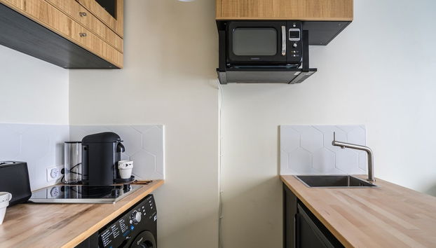 Cosy and Peaceful Studio - 2P - Nation/voltaire - Foto 2, Cocina privada