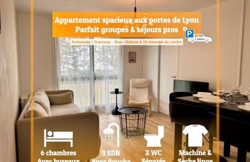 St Fons-Proche de Lyon, 6 chambres, rénové - Foto 1