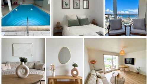 Appartement Cosy, terrasse vu mer, piscine, Sauna - WarmHouse - Photo 3