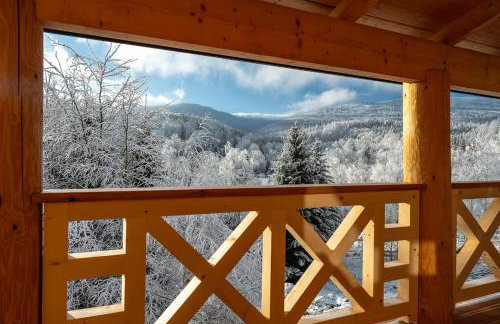 AleBale Przesieka luksusowy dom z bali z widokiem na Karkonosze - Foto 36