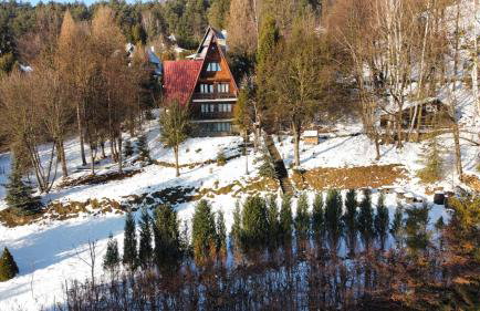 BUKOWA Jezioro Żywieckie Beskid Żywiecki Śląski Sauna Jacuzzi Kominek Morsowanie Tresna Żywiec Szczyrk - Foto 2