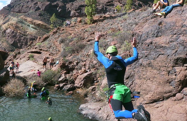 Canyoning au Barranco de La Manta - Photo 1
