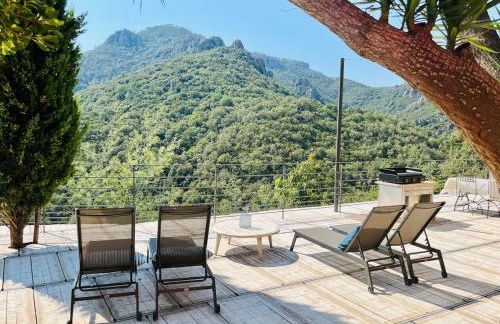 VillaM with heated pool, panoramic view, sea - Foto 35