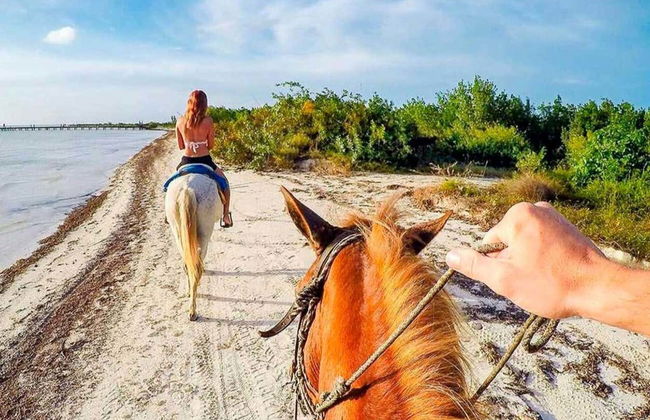 Horse Riding In Holbox - Photo 2