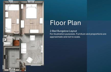 Peaceful 2-Bed Bungalow with Garden & Parking in Bramley Village, Rotherham - Foto 14