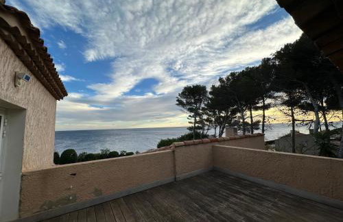 La Roche Bleue - Villa de charme avec vue exceptionnelle bord de mer piscine privée jardin et terrasse - Foto 37