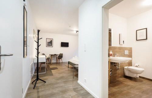 Greenfield I schönes OfficeStudio I W6 I Neu I Küche I Smart TV I P - Foto 2