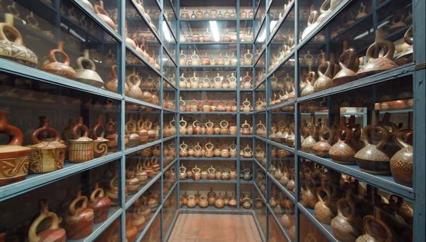 Una de las salas del Museo Larco